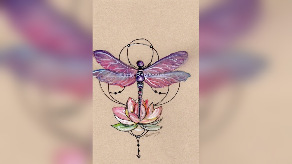 Dragonfly And Lotus Flower Tattoo Meaning