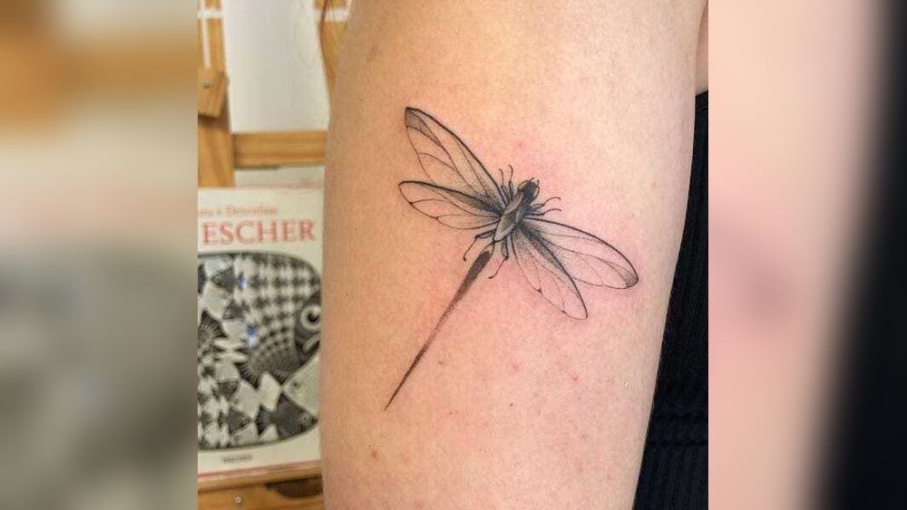Dragonfly Tattoo Meaning on a Woman