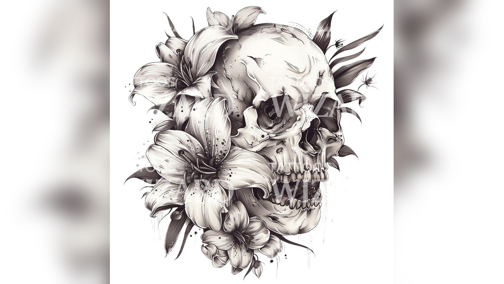 Flower And Skull Tattoo Meaning