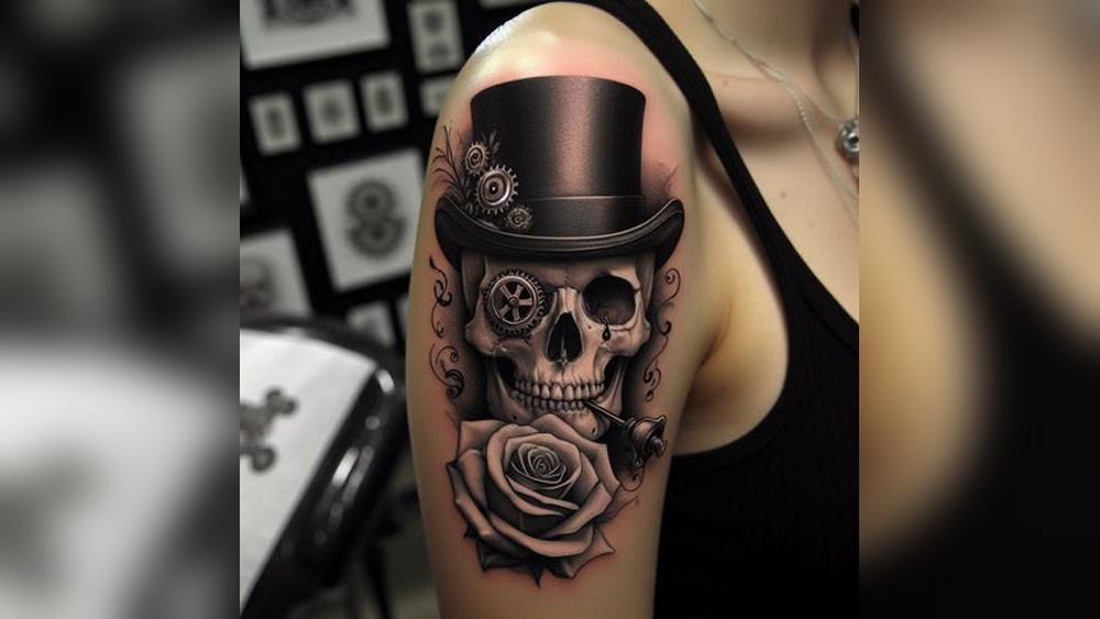 Skull Clock Tattoo Meaning