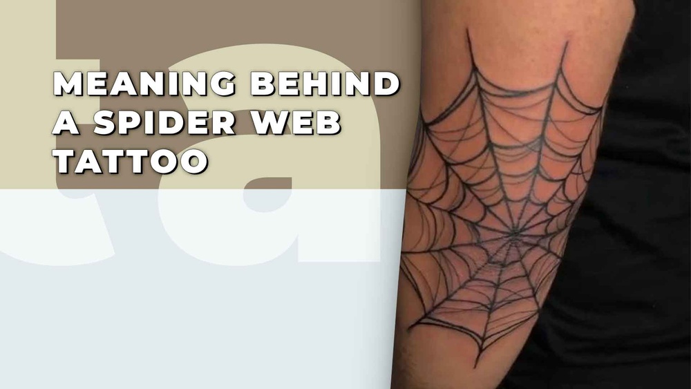 Spider Web Elbow Tattoo Meaning