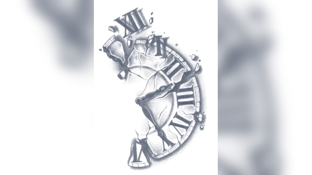 broken clock tattoo meaning jpg