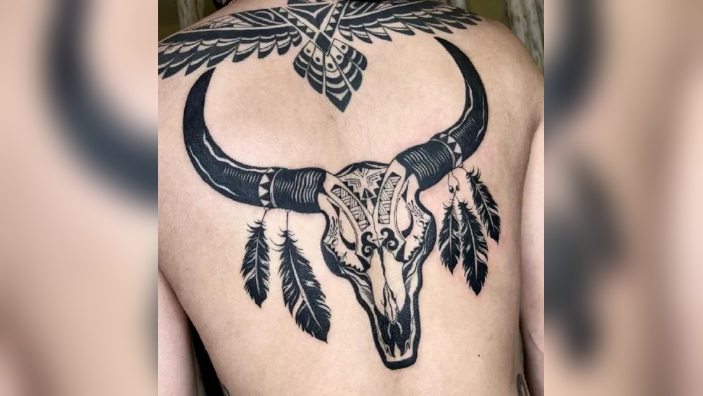 buffalo skull tattoo meaning jpg
